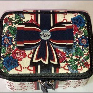 BRIGHTON Jewelry Travel Case Red Heart Design STYLE D30209 - NIB